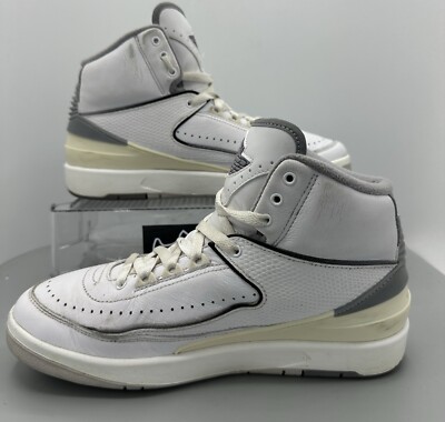 Nike Air Jordan 2 Retro GS AJ2 Cement Grey DQ8562-100 Size 7Y/8.5W