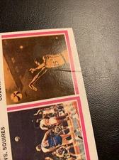 Crease #246 ABA Semi Finals Nets squires Colonel’s Cougars 1974-75 Topps Cb12-3