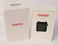 Maxtop T5 Black Heart Rate Monitor Bluetooth Wireless Sport Smart Watch