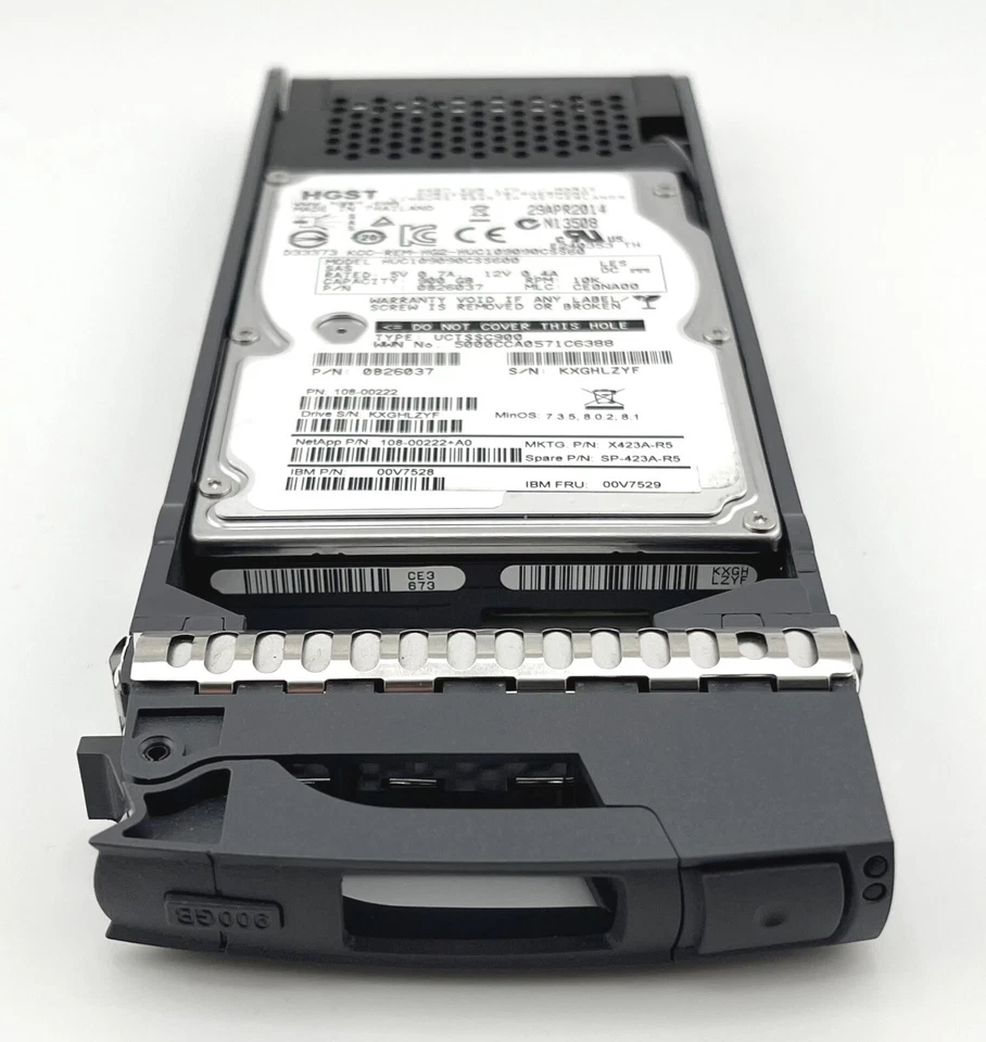 NetApp X423A-R5 900GB 6G SAS 10K SFF (2.5-inch) Hard Drive - 3YR Warranty - Image 2 of 3