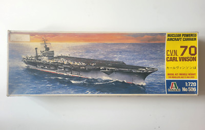 Italeri Nr.: 506 , C.V.N. 70 Carl Vinson nuclear powered aircraft carrier -ar-