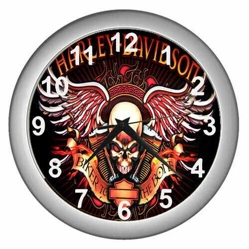 HarleyDavidson Motorcycle Logo Wall Clock for sale online eBay