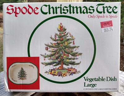 Spode Christmas Tree Large Vegetable Dish