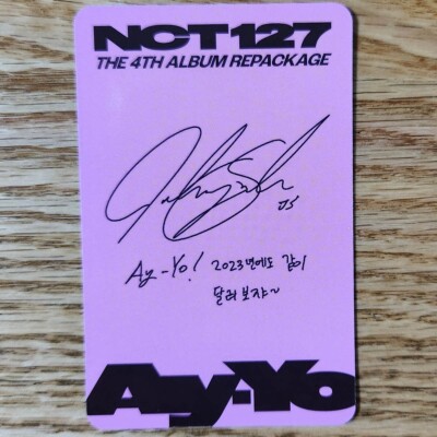 Johnny Official Photocard NCT 127 The 4th Album Repackage Ay-Yo