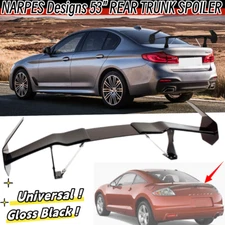 For 2006-12 Mitsubishi Eclipse GT Sport-Style Trunk Spoiler Wing 53'' Universal
