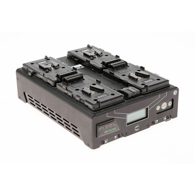 Core SWX Fleet Micro 3A Digital Quad Charger for V-Mount Batteries SKU#1800538
