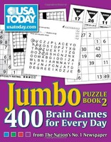 Usa Today Jumbo Puzzle Book 2: 400 Brain Games For Every Day By Usa Today, (pape on sale Usa Today Jumbo Puzzle Book 2: 400 Brain Games For Every Day By Usa Today, (pape on sale