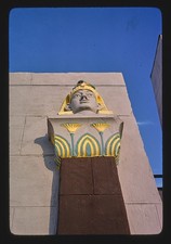 San Diego California 1979 Egyptian Garage Egyptian Revival Fa�ade Statue