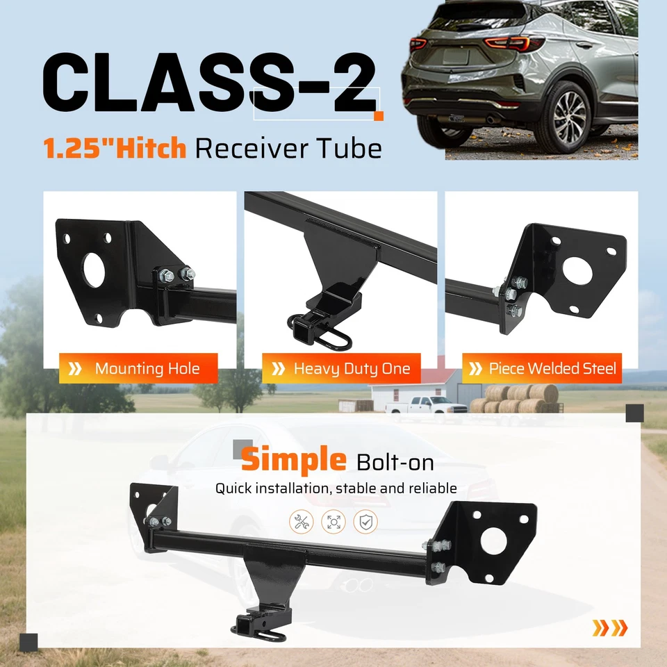 New Class 2 Trailer Tow Hitch For Buick Encore GX 20-23 Chevy Trailblazer 21-23 Foto 3 de 4