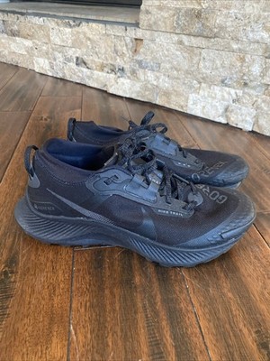 Nike Pegasus Trail 3 GTX Triple Black Women s Size 9.5 Sneakers Shoes