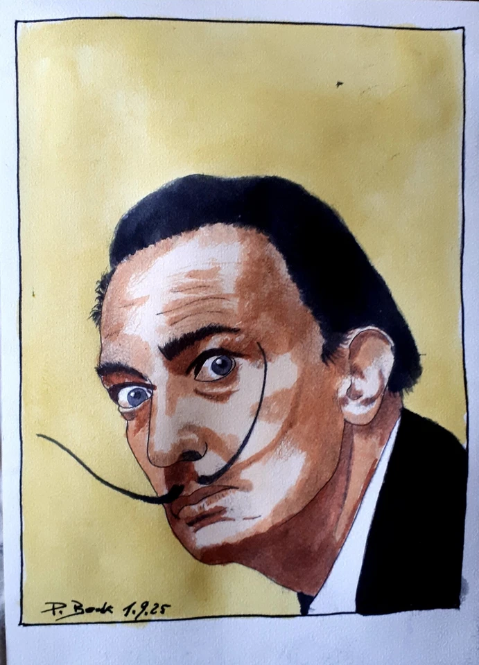 Originalzeichnung Salvador Dali - Bild 1 von 2