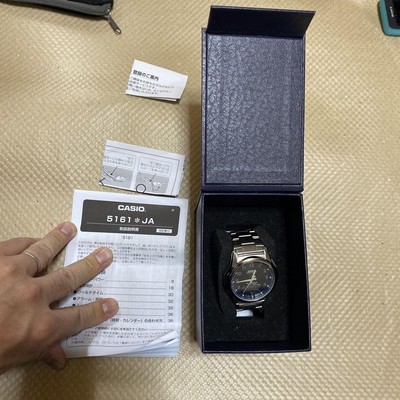 Casio 5161JA Analog Digital Watch Box Manual Japan Model Good Condition