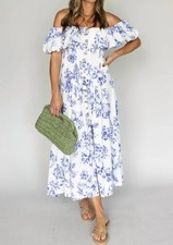 Olivaceous Daffodil Darling Smocked Dress White