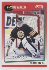 1991-92 Score Canadian Reggie Lemelin #127 4ub