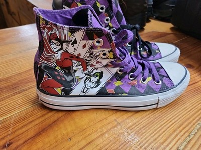 Mens 6 Womens 8  - Converse DC Comics x Chuck Taylor All Star High Harley Quinn