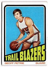 1972-73 Topps Chewing Gum - Geoff Petrie #3 Portland Trail Blazers B