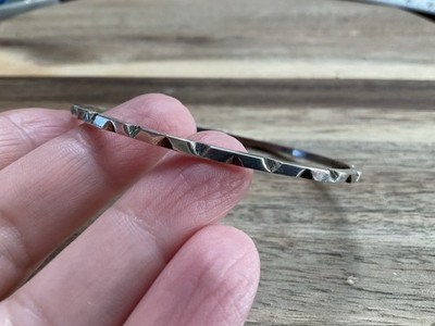 Vintage Mexico 925 DLU Bangle Bracelet Sterling Silver