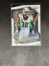2025 Panini Prizm Football White Disco Prizm Tyrann Mathieu #196 Saints