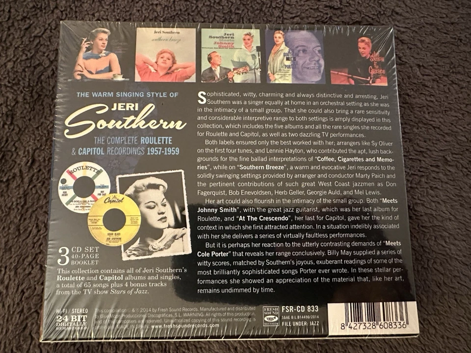 The Warm Singing Style Of Jeri Southern: The Complete Roulette & Capitol CD Box - Image 2 of 4
