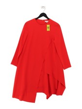 COS A-Line Midi Dress in Red