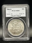 1904-O Morgan Silver Dollar PCGS MS64 90% UNC US Coin F77