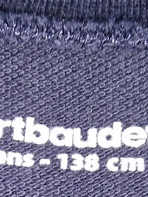 vertbaudet Mädchen Freizeitkleid Gr. 138 cm Blau Casual Baumwolle - Bild 2 von 4