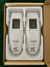 HOMEWELL ESSENTIALS NO-TOUCH INFRARED THERMOMETERS SET OF 2 MODEL JXB-183 NIB