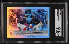 2022 Series 2 Rainbow Foil Rafael Devers Enrique Hernandez SGC 9.5 Mint+ 0q21