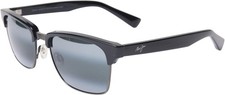 NEW Maui Jim KAWIKA MJ257 Sunglasses Black Gloss With Antique Pewter AUTHENTIC