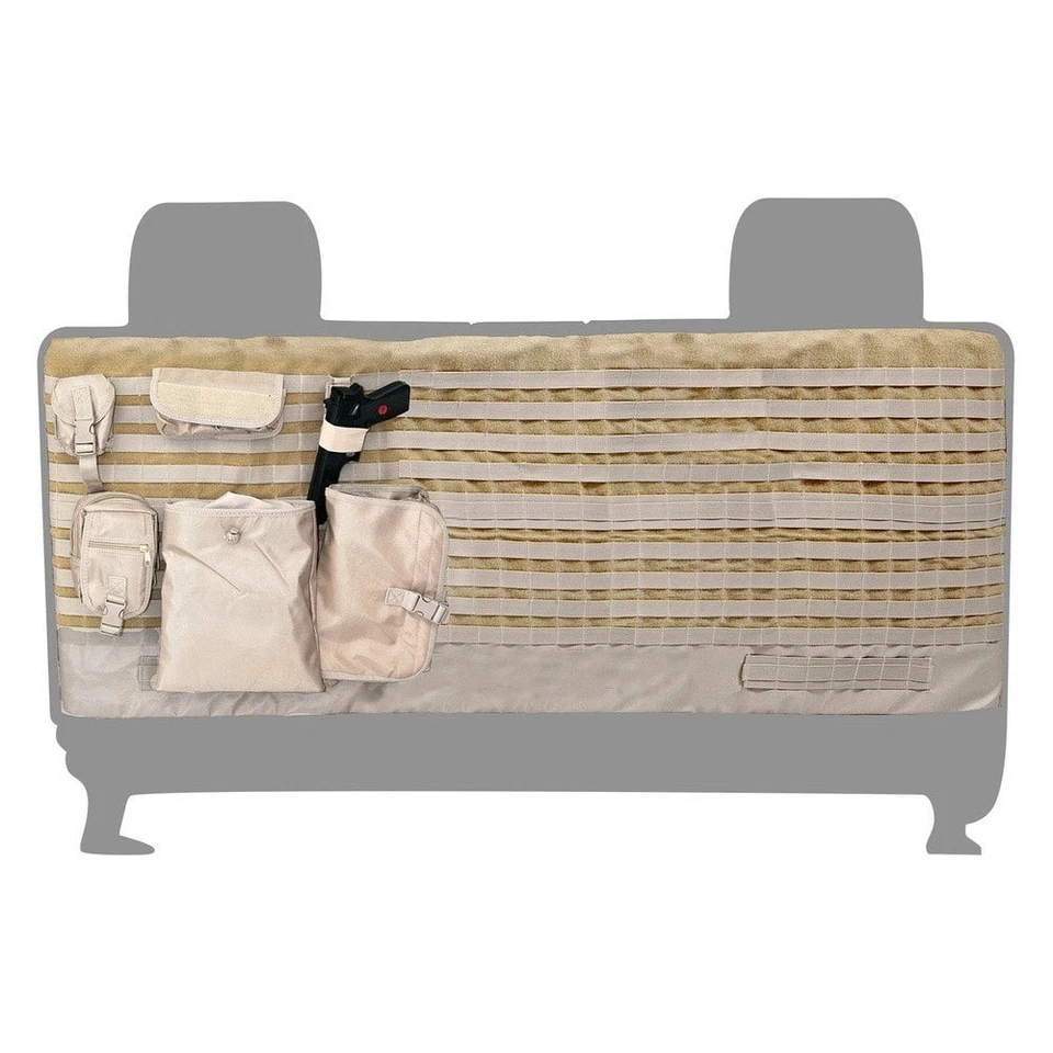 For Mercedes-Benz C240 02-05 Seat Cover A-TACS 2nd Row Tactical Camo Arid Urban Foto 2 de 4