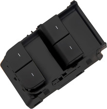 Master Power Window Switch Driver Side Matte Black