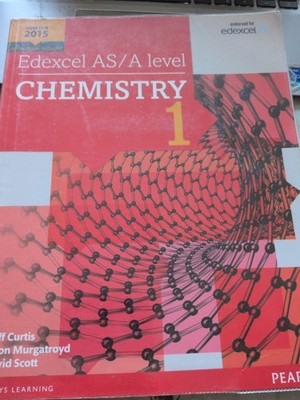 Pearson Edexcel AS/A Level Chemistry Student Book 1 Paperback 2015 ActiveBook