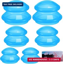 Cupping Therapy Sets -Silicone Cups Set Firm 6 Cups Professional Massage Tool