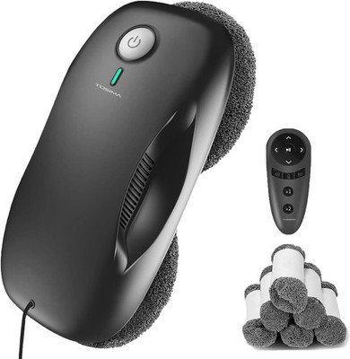 Tosima W2 Window Cleaner Robot, Automatic Cleaning with Intelligent Path Plan