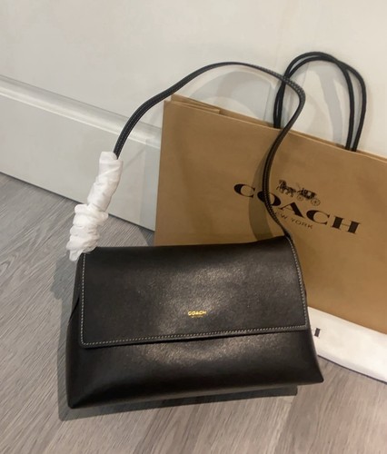 New Chelsea Shoulder 30 Leather Crossbody CDS58-BLACK