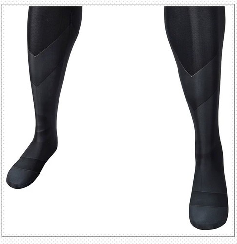 Superman Clark Kent Black Body Suit Cape Cosplay Costume Halloween Gifts Anime - Picture 6 of 9