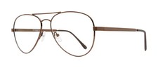 Classic Aviator Style Unisex Eyeglass Frames Brown Gold Silver New Sale Eyeglass