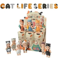 Sonny Angel 20th Anniversary Hippers Cat Life Blind Box Anime Figure Gift