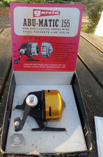 Vintage NEW Garcia Abu-Matic Abumatic Svangsta 155 Oscillating Cross-Wind Spool