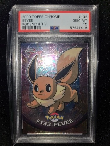 Pokemon Eevee PSA 10 Topps Chrome Gem Mint