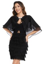 Women's Sheer Tencel Shawls and Wraps for Evening Dresses Soft Wedding Cape L...