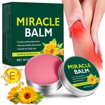 Miracle Balm for Swollen Legs, Soothing Joint & Muscle Comfort Cream with Cal...
