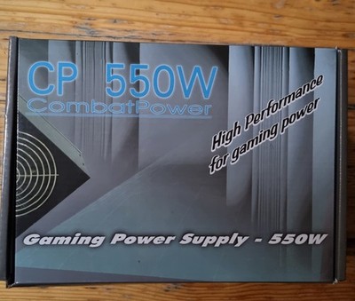 Combat Power Gamer Silent Netzteil CP 550W Plus Neu / unbenutzt in OVP