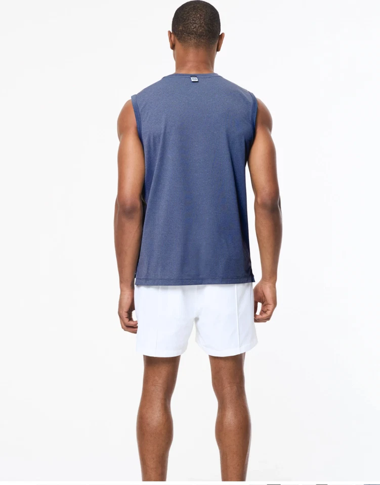 Tanque Sergio Tacchini Attivo Damarindo - Azul Marítimo Talla Mediana Foto 3 de 4