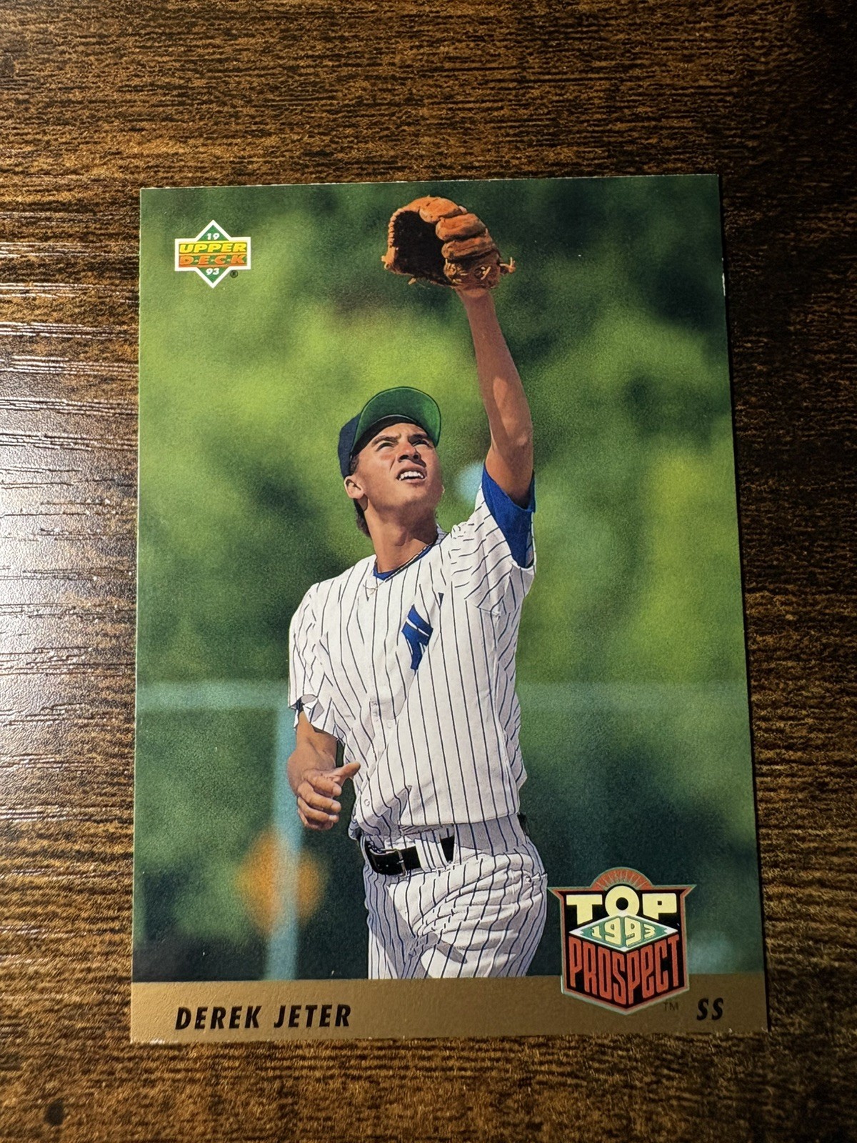 1993 Upper Deck Top Prospect Derek Jeter RC #449 New York Yankees Rookie Card