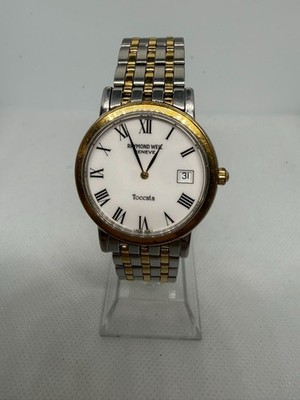 Raymond Weil Toccata 5485 Men's 39mm Two-Tone Swiss Quartz Watch Clasp Issue