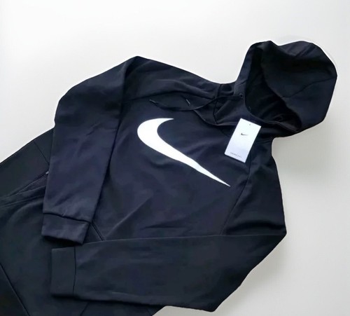 Nike Sportswear Uomo Therma-Fit Pullover Felpa con Cappuccio Nero CU6238-010 - Foto 3 di 17