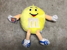 Vintage M&M Plush Stuffed Toy Yellow Candy 12 Inch NWT ACE Novelty Plush