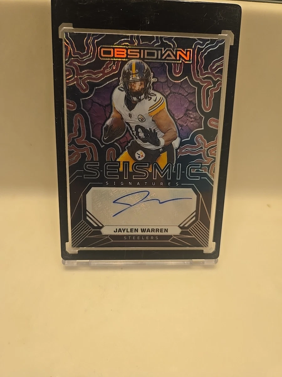 Panini Obsidian 2024 Jaylen Warren #SS-JWN for sale | eBay