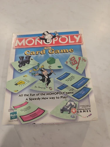 Monopoly Il Gioco di Carte con Vassoio per Carte - Il Nuovo Modo Veloce di Giocare! Hasbro 2000